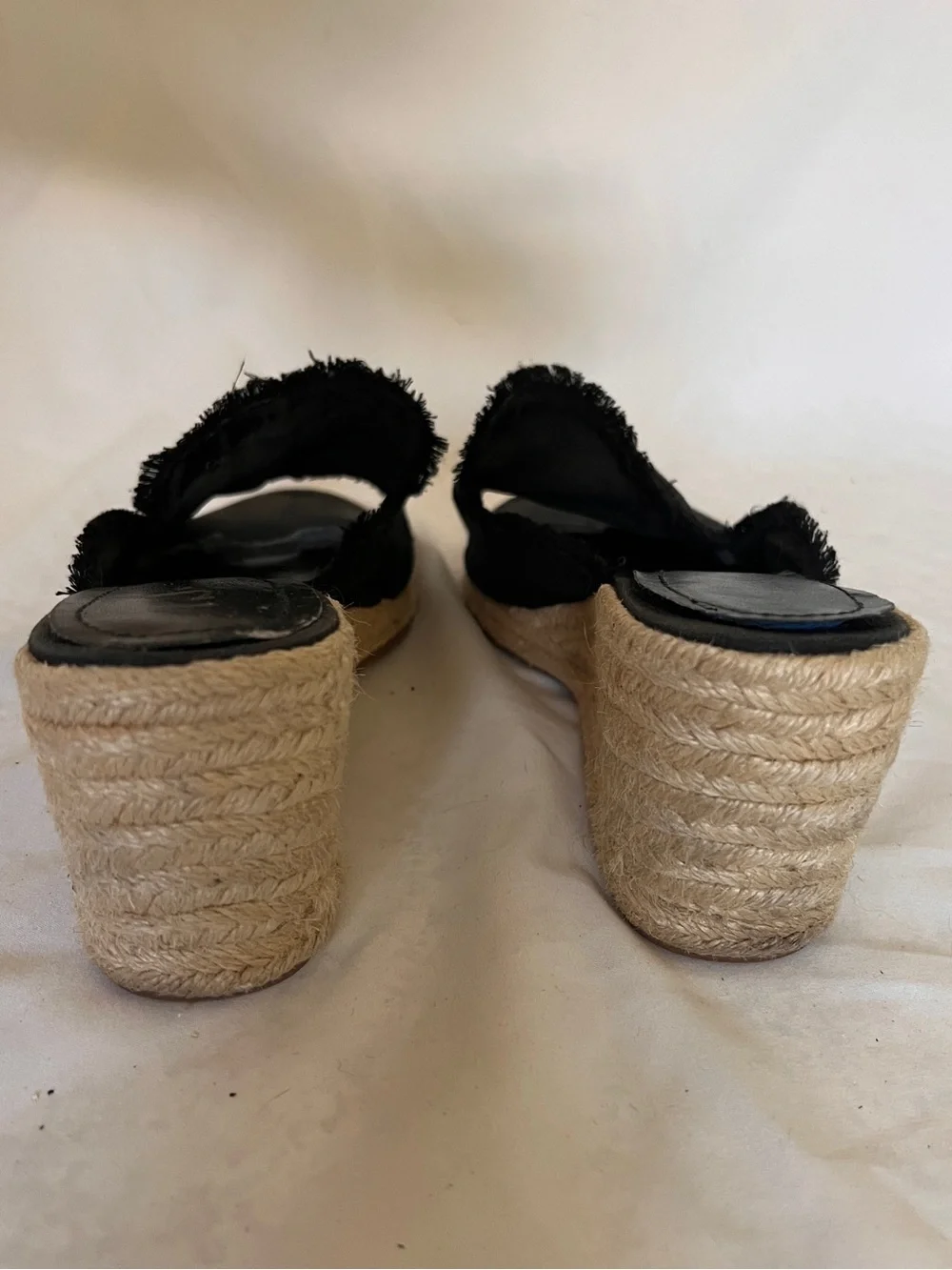 Lauren Ralph Lauren Woven Espadrille Wedge Mule - Black
